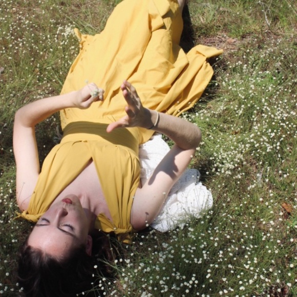 NWT * Boutique Yellow Dress* - Picture 5 of 10